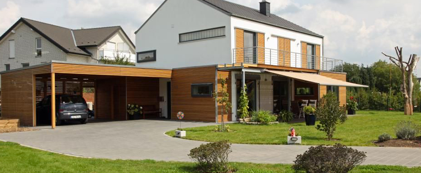 maison de vacances avec carport